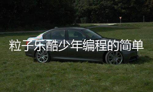 粒子乐酷少年编程的简单介绍