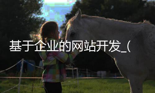 基于企业的网站开发_(基于企业的网站开发方案设计)